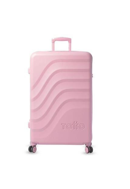 Maleta De Viaje Grande 23 Kilos 360 Bazy + 2.0 Rosada