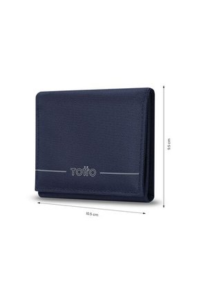 Billetera Para Hombre Sayle Con RFID Blocker Azul