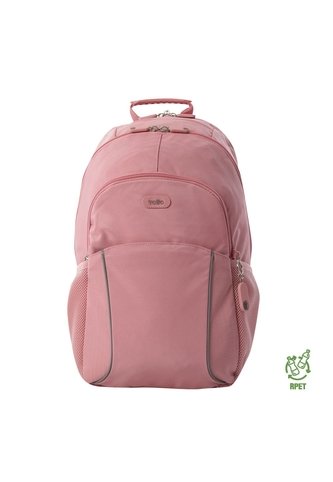 Morral Mochila Para Mujer Porta Pc Rosa Claro Cambri Totto Totto