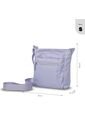 Bolso Para Mujer Supiori Tipo Crossbody Pequeño Morado de Totto