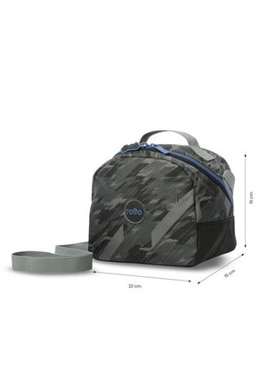 Combo Escolar Niño X3 Maleta Ruedas+Lonchera+Multiuso Helmet Racer Negro