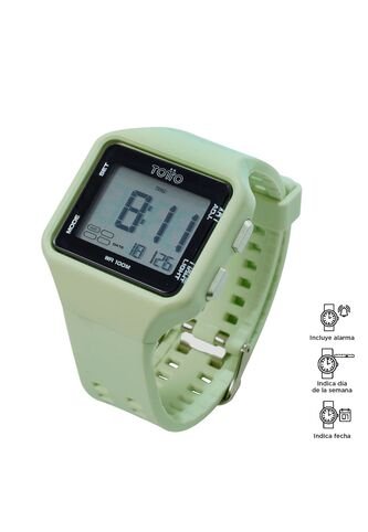 Reloj Digital Haze Color Verde Totto