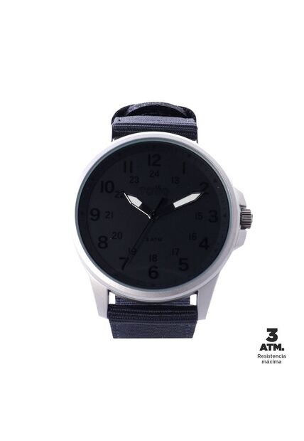 Reloj Análogo Ticker Color Azul