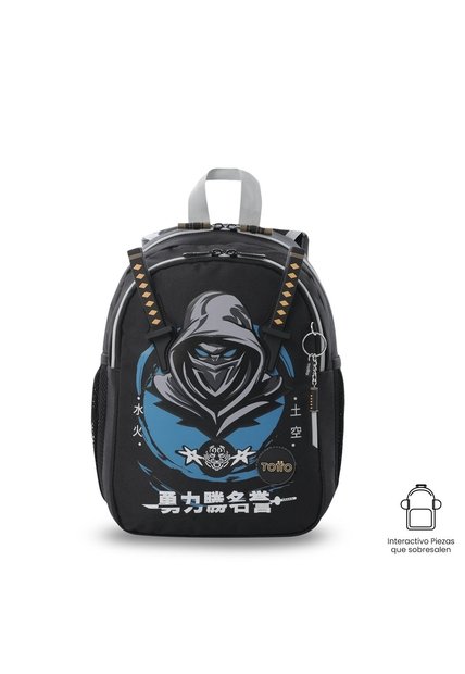 Morral Para Niño Hanzo Pequeño Negro