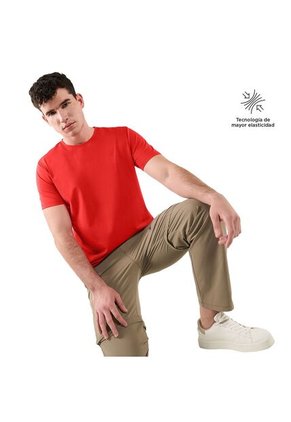 Camiseta Para Hombre Manne Roja