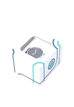 Reloj Análogo Ticker Color Azul