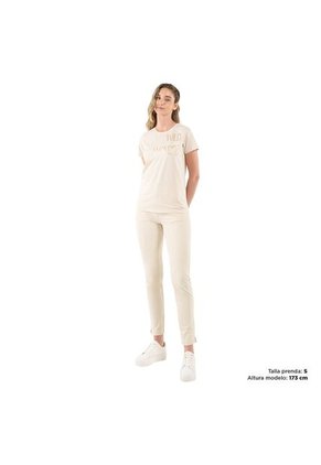 Camiseta Para Mujer Prime Beige