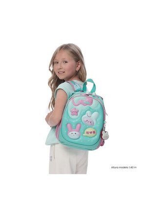 Morral Para Niña Bunny Pump Pequeño Verde