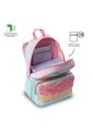 Morral Para Niña Rainbow Star Mediano Diseño De Arcoíris de Totto
