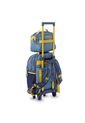Combo Escolar Niño X3 Maleta Ruedas+Lonchera+Multiuso Sentinel Gris de Totto