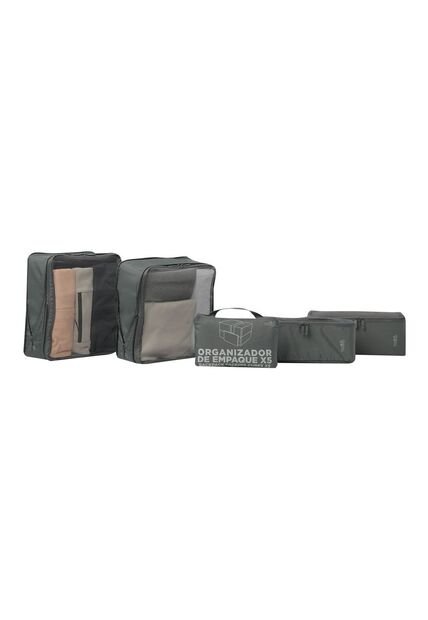 Organizador De Viaje Packing Cube X 5 Gris