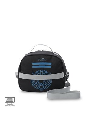 Lonchera Térmica Para Niño Hanzo Mediano Negra