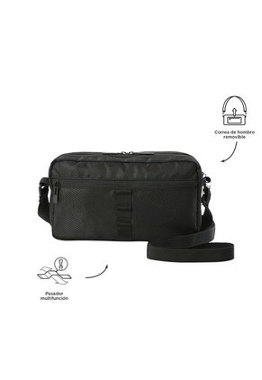 Kit X 2 Bolso Para Hombre + Almohada Urban Bird Negro