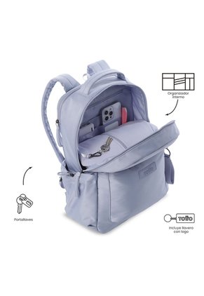Morral Universitario Estambul Porta PC 14" Morado Mujer