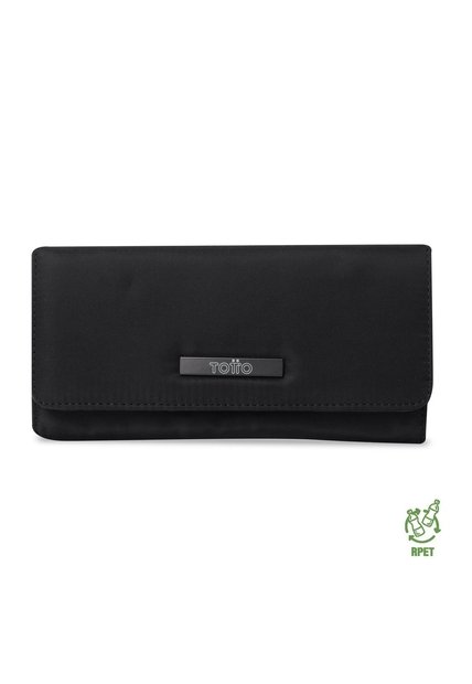Billetera Para Mujer Adelaide 2 Con RFID Blocker Negra