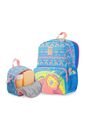 Combo Escolar Morral + Lonchera Llama Azul Niña de Totto