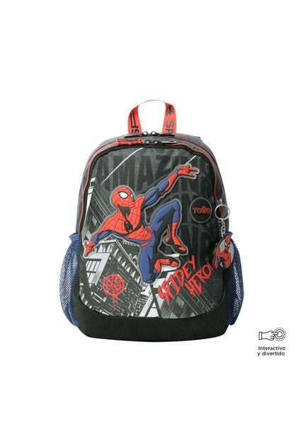 Morral Para Niño Spiderman Amazing Pequeño Azul