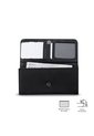 Billetera Para Mujer Adelaide 2 Con RFID Blocker Negra de Totto