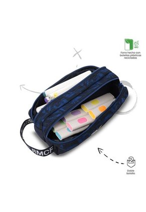 Cartuchera Multiuso Real Madrid Edición Especial Grande Azul Niño