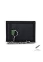 Billetera Para Hombre Contrast Chain Con RFID Blocker Negra de Totto