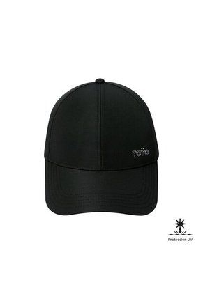 Gorra Beisbolera Tanger Con Filtro UV Negra