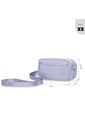 Bolso Para Mujer Bombo Tipo Crossbody Pequeño Morado de Totto