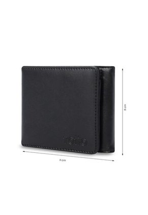 Billetera Para Hombre Ermatto Con RFID Blocker Negra