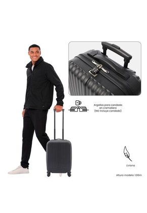 Maleta De Viaje 10 Kilos Rocka By Totto Cabina Negra