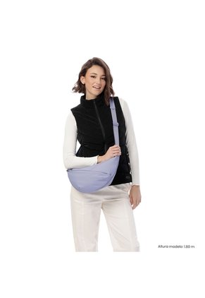Bolso Para Mujer Suzuka Tipo Crossbody Pequeño Morado