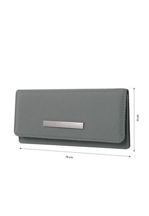 Billetera Adelaide 2 Con RFID Blocker Gris