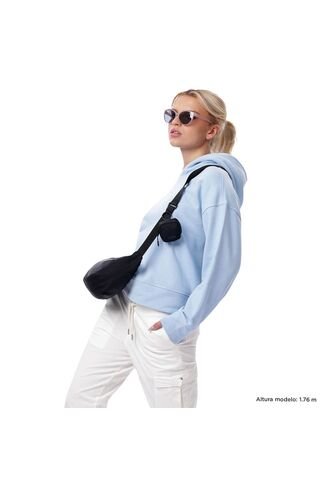 Bolso Pequeño Unisex Rowan Crossbody Negro Totto