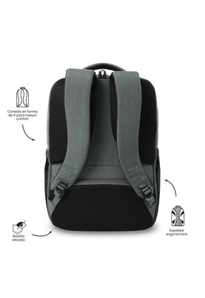 Morral Ejecutivo Porta PC 16" Dallas Verde Hombre