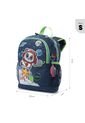 Morral + Libro Para Colorear Panda Space Para Niño Pequeño Azul de Totto