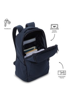 Morral Universitario Storm Porta PC 16" Azul Hombre