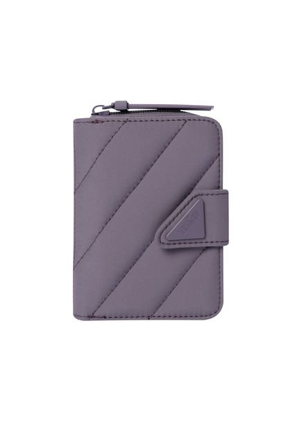 Billetera Comfy Twill Con RFID Blocker Morada