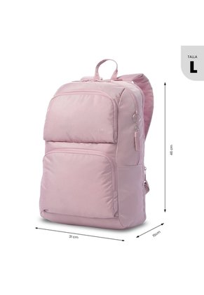 Morral Universitario Cloud Porta PC 14" Rosado Mujer