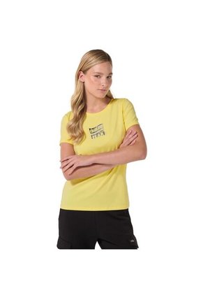 Camiseta Estampada Para Mujer Prime Amarilla