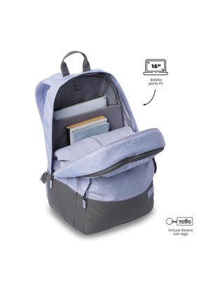 Morral Universitario Toluca 2.0 Porta PC 16" Morado Mujer