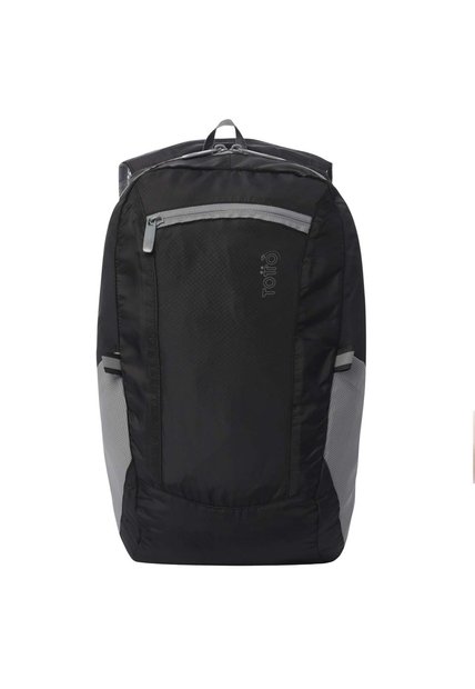 Morral Plegable Ligero Troker Mediano Negro