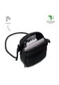 Bolso Para Hombre Riva Tipo Crossbody Pequeño Negro de Totto