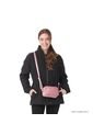 Bolso Para Mujer Bombo Tipo Crossbody Pequeño Rosado de Totto