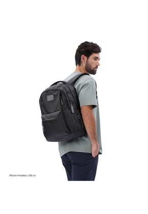 Morral Universitario Kick Porta PC 15" Negro/Gris/ Hombre