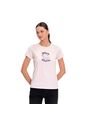Camiseta Estampada Para Mujer Prime Manga Corta Rosada de Totto