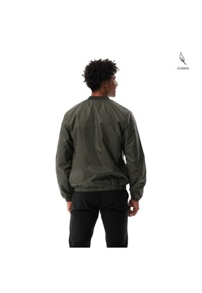 Chaqueta Rompevientos Tipo Boomber Hombre Trackout Verde