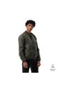 Chaqueta Rompevientos Tipo Boomber Hombre Trackout Verde de Totto
