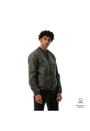 Chaqueta Rompevientos Tipo Boomber Hombre Trackout Verde