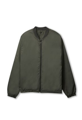 Chaqueta Rompevientos Tipo Boomber Hombre Trackout Verde