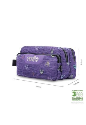Cartuchera Multiuso Agapec Grande Morada Mujer