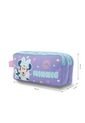 Cartuchera Escolar Grande Para Niña 2 Cuerpos Minnie Morada de Totto