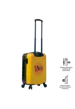 Maleta De Cabina 360 X-men Wolverine 10 Kilos Amarilla